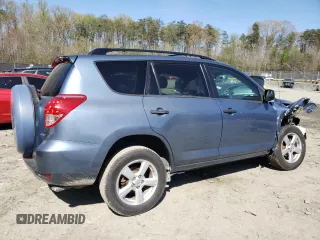 2008 Toyota RAV4 with VIN JTMBD33V186060481, listed as a Copart auction lot 52230785 with 166,013 mi miles and Salvage Title. Bid and sale history available at carsss.com. Image 3.