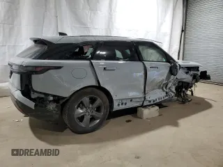 2025 Land Rover Range Rover Velar Dynamic SE with VIN SALYL2EX9SA809949, listed as a Copart auction lot 47476955 with 3,804 mi miles and Salvage title. Bid and sale history available at DreamBid. Image 3.