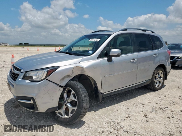 2017 Subaru Forester Touring z VIN JF2SJAWC0HH566901, wystawiony jako Copart lot #60681315 z przebiegiem 70 062 mil mil oraz Szkoda całkowita • Salvage title. Historia ofert i sprzedaży dostępna na DreamBid. Obrazek 1.