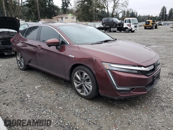 2018 Honda Clarity with VIN JHMZC5F10JC023952, listed as a Copart auction lot 87319574 with 43,935 mi miles and Salvage Title. Bid and sale history available at DreamBid. Image 4.
