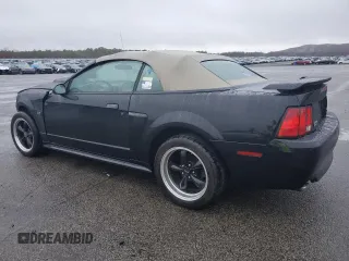 2001 Ford Mustang GT Deluxe with VIN 1FAFP45X91F136800, listed as a Copart auction lot 81303544 with 101,864 mi miles and Salvage Title. Bid and sale history available at carsss.com. Image 2.