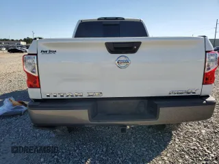 2018 Nissan Titan XD PRO-4X with VIN 1N6BA1F40JN539063, listed as a Copart auction lot 75825304 with 0 mi miles and Salvage Title. Bid and sale history available at carsss.com. Image 6.