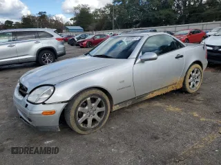 1999 Mercedes-Benz SLK-Class with VIN WDBKK47F7XF126964, listed as a Copart auction lot 85458814 with 28,111 mi miles and Salvage Title. Bid and sale history available at carsss.com. Image 1.
