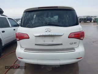 2011 Infiniti QX56 7-passenger with VIN JN8AZ2NF0B9500391, listed as a IAAI auction lot 41001635 with 166,100 mi miles and . Bid and sale history available at DreamBid. Image 16.
