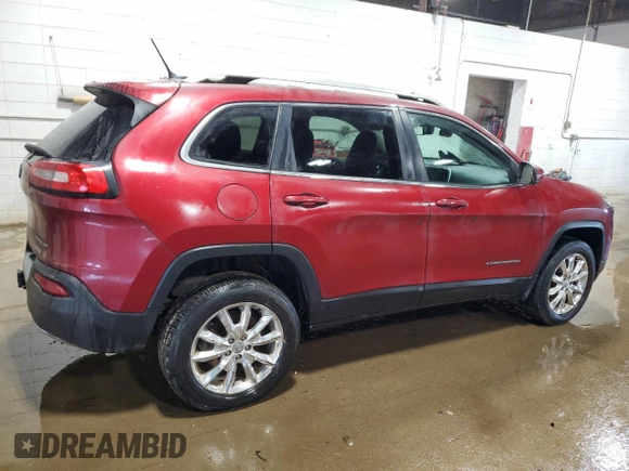2014 Jeep Cherokee Limited z VIN 1C4PJMDB6EW229172, wystawiony jako Copart lot #61591445 z przebiegiem 123 931 mil mil oraz Czysty tytuł • Clean title. Historia ofert i sprzedaży dostępna na DreamBid. Obrazek 3.