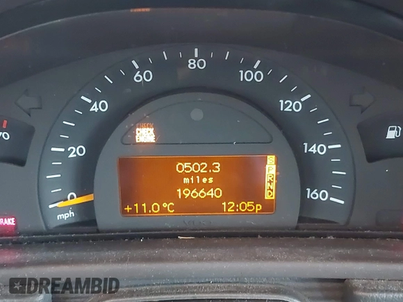 2003 Mercedes-Benz C 230 Kompressor with VIN WDBRF40J43F385553, listed as a IAAI auction lot 41614596 with 196,640 mi miles and . Bid and sale history available at DreamBid. Image 14.