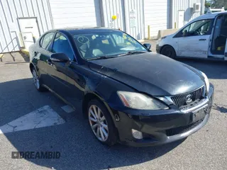 2009 Lexus IS with VIN JTHCK262795033670, listed as a IAAI auction lot 42001440 with 151,107 mi miles. Bid and sale history available at carsss.com. Image 1.