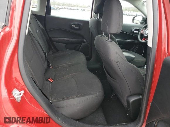 2020 Jeep Compass Sport z VIN 3C4NJCABXLT166098, wystawiony jako Copart lot #50807445 z przebiegiem 87 719 mil mil oraz Szkoda całkowita • Salvage title. Historia ofert i sprzedaży dostępna na DreamBid. Obrazek 10.