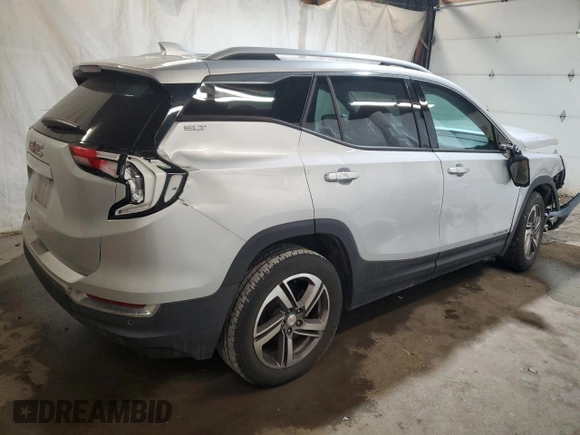 2018 GMC Terrain SLT with VIN 3GKALPEV9JL230928, listed as a Copart auction lot 42728425 with Not Provided miles and Salvage Title. Bid and sale history available at carsss.com. Image 3.