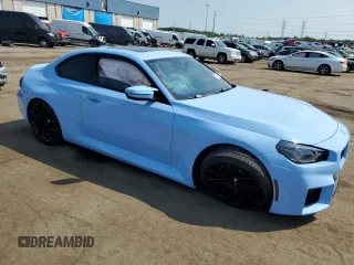 2024 BMW M2 with VIN 3MF13DM06R8E75603, listed as a Copart auction lot 70185234 with 0 mi miles and Clean Title. Bid and sale history available at carsss.com. Image 4.