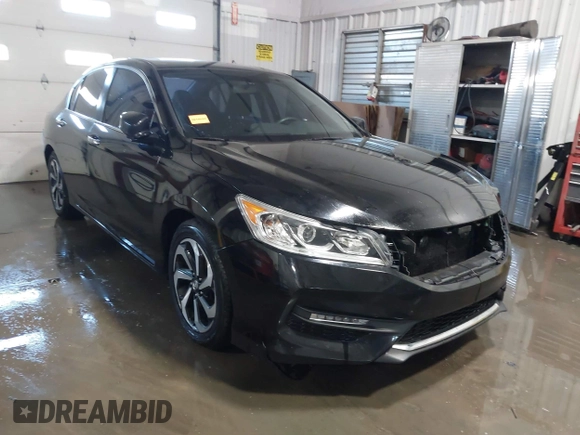 2016 Honda Accord EX with VIN 1HGCR2F78GA064005, listed as a IAAI auction lot 41714544 with 153,072 mi miles. Bid and sale history available at carsss.com. Image 1.