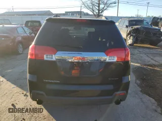 2013 GMC Terrain SLT with VIN 2GKFLUE31D6392063, listed as a Copart auction lot 42920585 with 105,037 mi miles and Salvage Title. Bid and sale history available at carsss.com. Image 6.