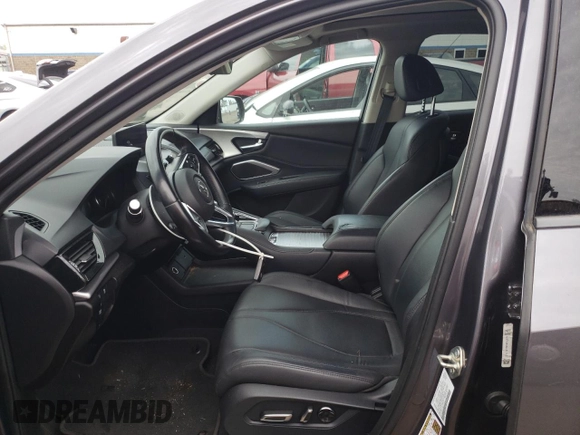 2020 Acura RDX with VIN 5J8TC2H3XLL017102, listed as a Copart auction lot 53148015 with 57,301 mi miles and Salvage Title. Bid and sale history available at DreamBid. Image 7.