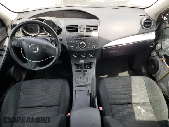 2013 Mazda 3 i SV with VIN JM1BL1TG5D1796307, listed as a Copart auction lot 54529955 with 89,558 mi miles and Salvage title. Bid and sale history available at DreamBid. Image 8.