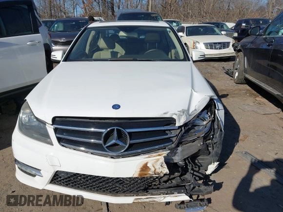 2014 Mercedes-Benz C 250 Sport with VIN WDDGF4HB3EA963847, listed as a IAAI auction lot 41445657 with 107,457 mi miles and . Bid and sale history available at carsss.com. Image 12.