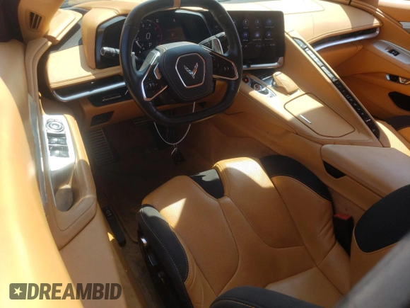 2022 Chevrolet Corvette 3LT with VIN 1G1YC3D49N5108242, listed as a Copart auction lot 60241433 with 22,235 mi miles. Bid and sale history available at carsss.com. Image 8.