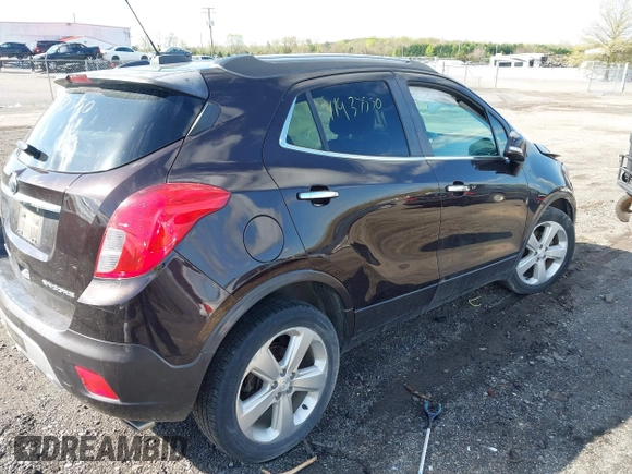 2015 Buick Encore with VIN KL4CJASB6FB125820, listed as a IAAI auction lot 41937550 with 115,505 mi miles. Bid and sale history available at carsss.com. Image 4.