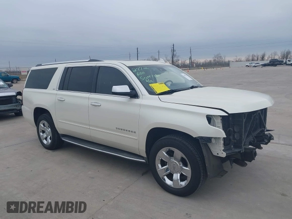 2015 Chevrolet Suburban LTZ with VIN 1GNSCKKC7FR641421, listed as a IAAI auction lot 41637137 with 139,001 mi miles and . Bid and sale history available at DreamBid. Image 13.