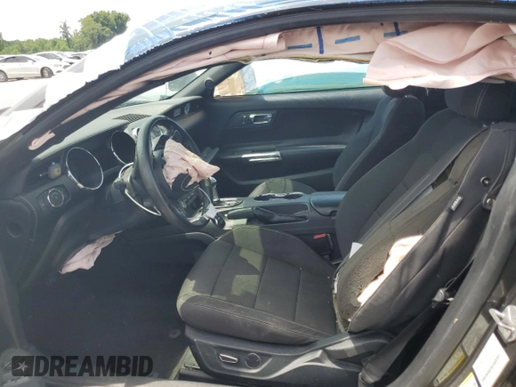 2015 Ford Mustang V6 with VIN 1FA6P8AM1F5402309, listed as a Copart auction lot 59328295 with 186,324 mi miles and Salvage title. Bid and sale history available at DreamBid. Image 7.