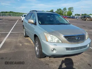 2006 Lexus RX 400h with VIN JTJHW31U360013349, listed as a IAAI auction lot 42614481 with 330,928 mi miles and . Bid and sale history available at DreamBid. Image 1.
