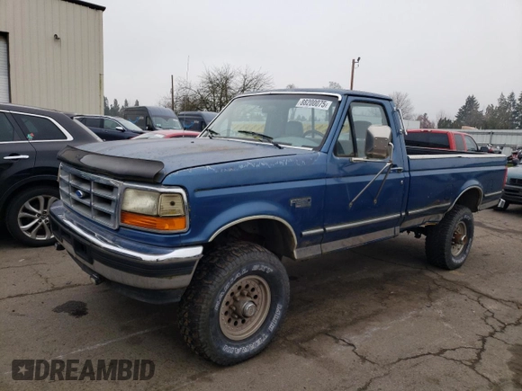 1994 Ford F-250 with VIN 2FTHF26G1RCA35041, listed as a Copart auction lot 88200075 with 107,025 mi miles and Clean title. Bid and sale history available at DreamBid. Image 1.