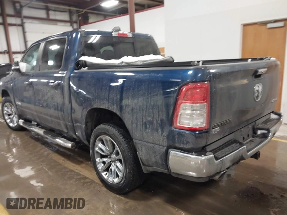 2019 Ram 1500 Big Horn/Lone Star with VIN 1C6SRFFT0KN842269, listed as a IAAI auction lot 41137766 with 104,131 mi miles. Bid and sale history available at carsss.com. Image 3.