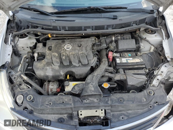 2011 Nissan Versa S with VIN 3N1BC1AP4BL420919, listed as a Copart auction lot 53614525 with 247,051 mi miles and Salvage title. Bid and sale history available at DreamBid. Image 11.