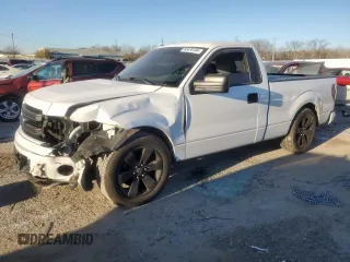 2013 Ford F-150 XL with VIN 1FTMF1CF4DKG19569, listed as a Copart auction lot 83478104 with 106,944 mi miles and Salvage title. Bid and sale history available at DreamBid. Image 1.