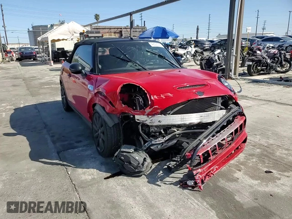 2019 MINI Convertible Cooper S z VIN WMWWG9C53K3E40071, wystawiony jako Copart lot #49553025 z przebiegiem 61 089 mil mil oraz Szkoda całkowita • Salvage title. Historia ofert i sprzedaży dostępna na DreamBid. Obrazek 10.