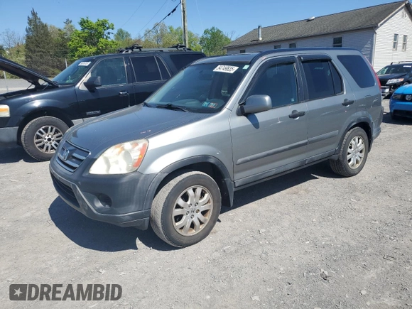 2005 Honda CR-V EX with VIN SHSRD78835U309803, listed as a Copart auction lot 54749835 with 195,808 mi miles and Salvage Title. Bid and sale history available at DreamBid. Image 1.