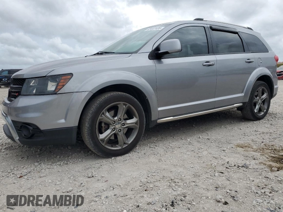 2017 Dodge Journey Crossroad Plus z VIN 3C4PDCGGXHT532331, wystawiony jako Copart lot #63447435 z przebiegiem 91 164 mil mil oraz Czysty tytuł • Clean title. Historia ofert i sprzedaży dostępna na DreamBid. Obrazek 1.