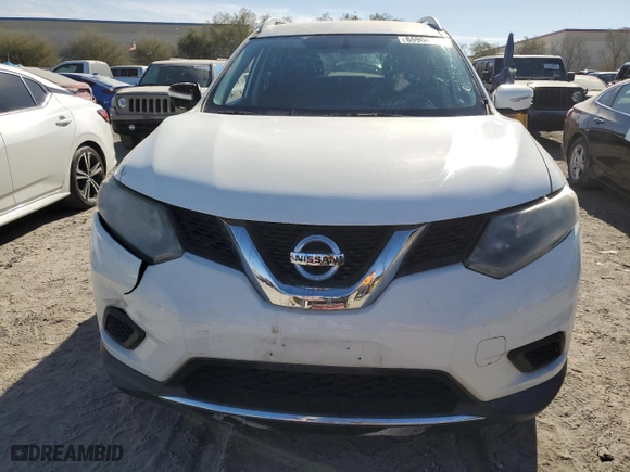 2015 Nissan Rogue S with VIN KNMAT2MT7FP571979, listed as a Copart auction lot 86904294 with 161,521 mi miles and Salvage Title. Bid and sale history available at carsss.com. Image 5.