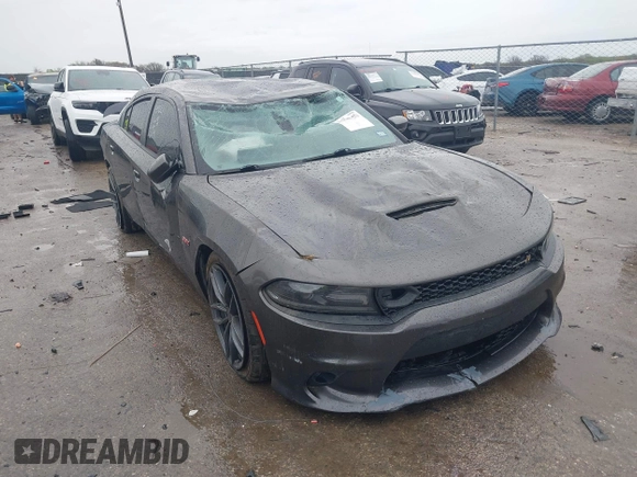 2020 Dodge Charger Scat Pack z VIN 2C3CDXGJXLH107344, wystawiony jako IAAI lot #41888453 z przebiegiem Nie podano mil oraz . Historia ofert i sprzedaży dostępna na DreamBid. Obrazek 1.
