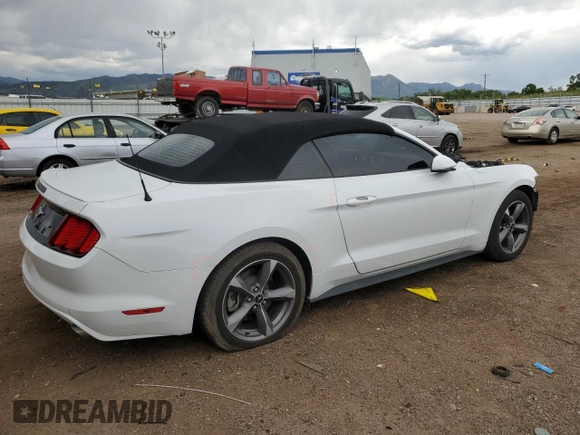 2017 Ford Mustang V6 with VIN 1FATP8EMXH5302662, listed as a Copart auction lot 59054385 with 58,720 mi miles and Salvage title. Bid and sale history available at DreamBid. Image 3.