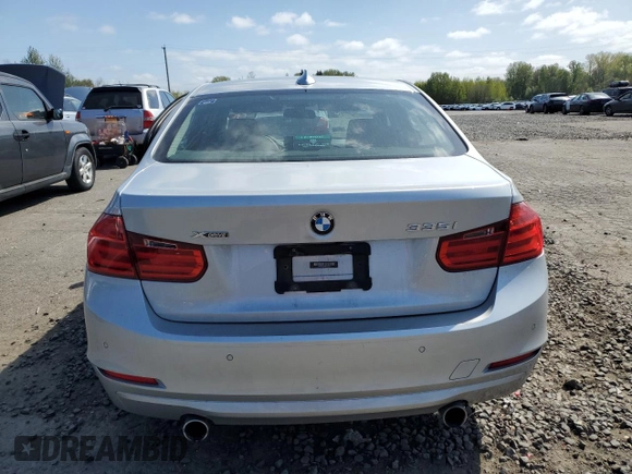 2014 BMW 3 Series 335i xDrive with VIN WBA3B9C56EP458673, listed as a Copart auction lot 52934245 with 37,852 mi miles and Salvage title. Bid and sale history available at DreamBid. Image 6.