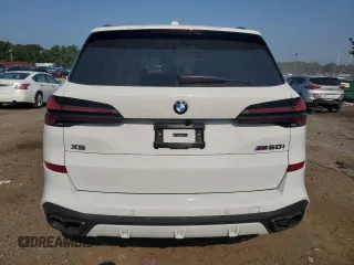 2024 BMW X5 M60i with VIN 5UX33EU04R9U00310, listed as a Copart auction lot 65352824 with 16,088 mi miles and Salvage Title. Bid and sale history available at carsss.com. Image 6.