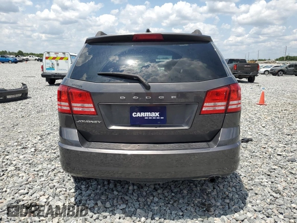 2017 Dodge Journey SE z VIN 3C4PDCAB5HT694834, wystawiony jako Copart lot #56306275 z przebiegiem 75 286 mil mil oraz Szkoda całkowita • Salvage title. Historia ofert i sprzedaży dostępna na DreamBid. Obrazek 6.