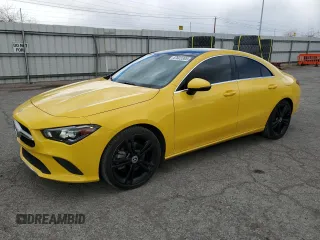 2020 Mercedes-Benz CLA 250 with VIN WDD5J4HB8LN038332, listed as a Copart auction lot 47602305 with 81,947 mi miles and Salvage title. Bid and sale history available at DreamBid. Image 1.