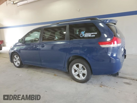 2014 Toyota Sienna LE AAS with VIN 5TDKK3DC7ES451097, listed as a Copart auction lot 55211105 with 251,705 mi miles and Salvage Title. Bid and sale history available at DreamBid. Image 2.