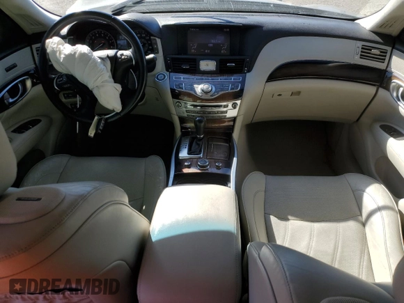 2013 Infiniti M37 with VIN JN1BY1AP2DM510404, listed as a Copart auction lot 76295144 with 134,586 mi miles and Salvage Title. Bid and sale history available at carsss.com. Image 8.