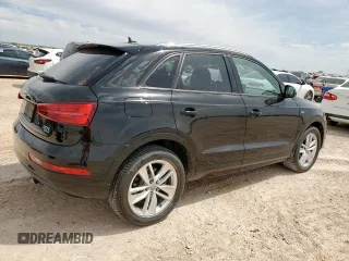 2018 Audi Q3 Premium with VIN WA1ECCFS7JR008837, listed as a Copart auction lot 56244185 with 90,846 mi miles and Salvage title. Bid and sale history available at DreamBid. Image 3.
