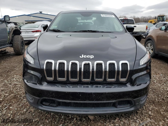 2014 Jeep Cherokee Sport with VIN 1C4PJMABXEW144808, listed as a Copart auction lot 51093355 with 93,091 mi miles and Clean Title. Bid and sale history available at carsss.com. Image 5.