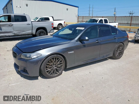 2015 BMW 5 Series 550i with VIN WBAKN9C59FD961491, listed as a Copart auction lot 60208745 with 70,241 mi miles and Salvage title. Bid and sale history available at DreamBid. Image 1.