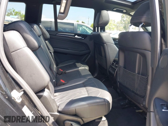 2017 Mercedes-Benz GLS 450 with VIN 4JGDF6EE9HA873951, listed as a IAAI auction lot 42053519 with 96,840 mi miles and . Bid and sale history available at DreamBid. Image 8.