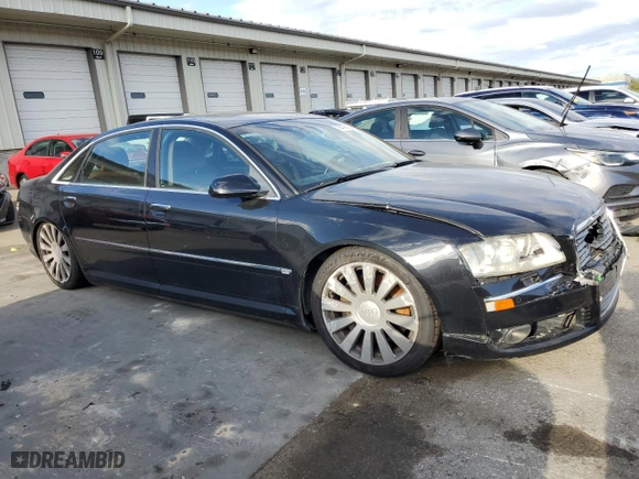 2007 Audi A8 L 4.2L with VIN WAUMV44E77N020000, listed as a Copart auction lot 45344295 with 170,440 mi miles and Non Repairable. Bid and sale history available at carsss.com. Image 4.