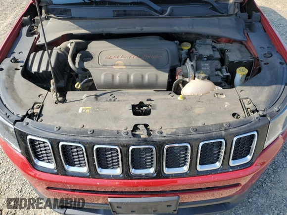 2018 Jeep Compass Sport with VIN 3C4NJCAB8JT420484, listed as a Copart auction lot 59335635 with 64,352 mi miles and Salvage title. Bid and sale history available at DreamBid. Image 11.