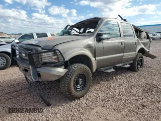 2005 Ford Excursion Eddie Bauer with VIN 1FMSU45P95EC33892, listed as a Copart auction lot 88871715 with Not Provided miles and Salvage Title. Bid and sale history available at DreamBid. Image 1.