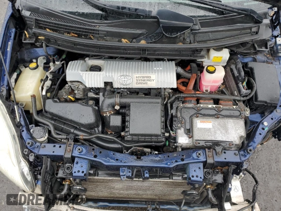 2012 Toyota Prius One with VIN JTDKN3DU1C1592998, listed as a Copart auction lot 56449225 with 230,806 mi miles and Salvage Title. Bid and sale history available at DreamBid. Image 11.