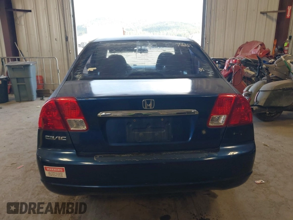 2003 Honda Civic LX with VIN 2HGES16583H529254, listed as a IAAI auction lot 42010247 with 238,517 mi miles. Bid and sale history available at carsss.com. Image 16.