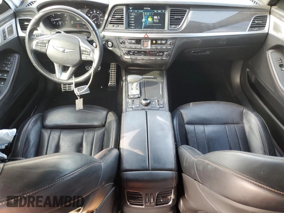 2018 Genesis G80 3.3T Sport with VIN KMHGN4JB3JU229172, listed as a Copart auction lot 79942754 with 106,202 mi miles and Salvage Title. Bid and sale history available at carsss.com. Image 8.